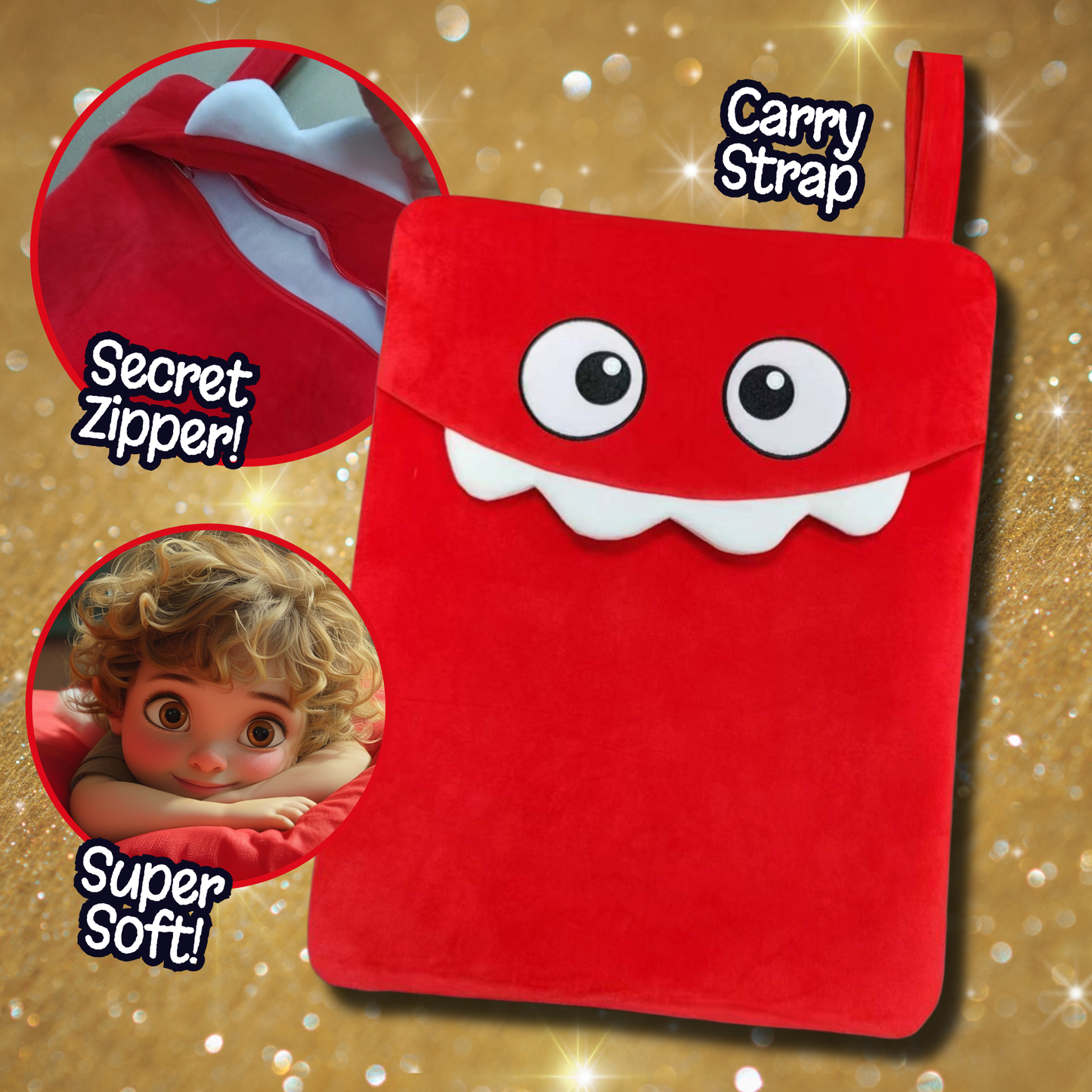 Pubbets 12 x 18" Padded Christmas Tote