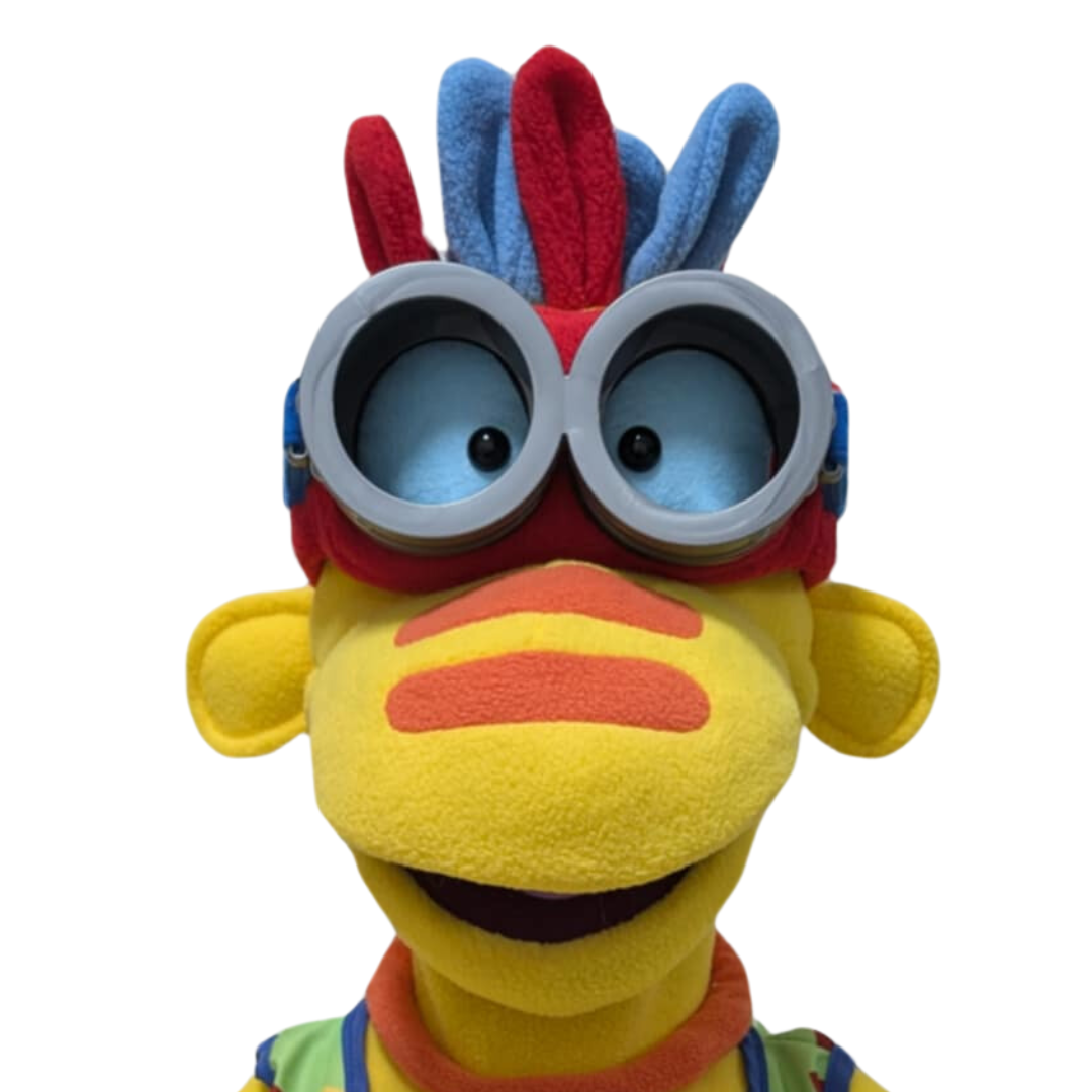 Zoomer – Premium Full-Body Yellow Alien Puppet (24”/60cm)
