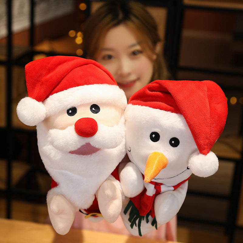 Holiday Cheer Puppets: Santa, Reindeer & Snowman Collection