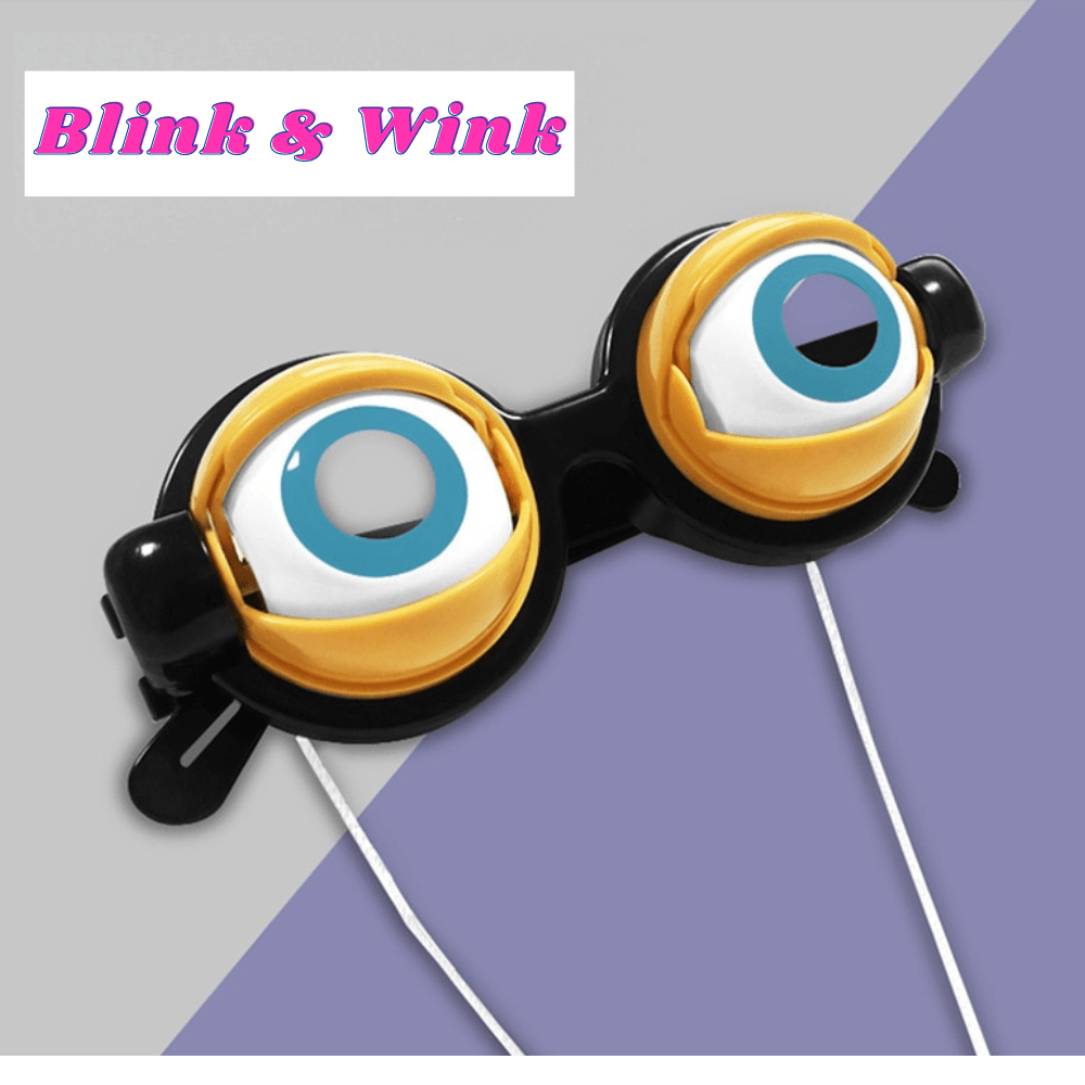 Blink & Wink Novelty Glasses - The Ultimate Selfie Accessory!