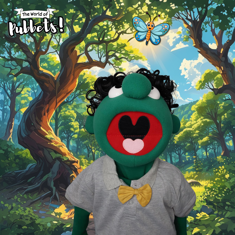 Mortimer- Premium 28" Full-Body Curly Haired Boy Puppet | DHL Express Shipping Included