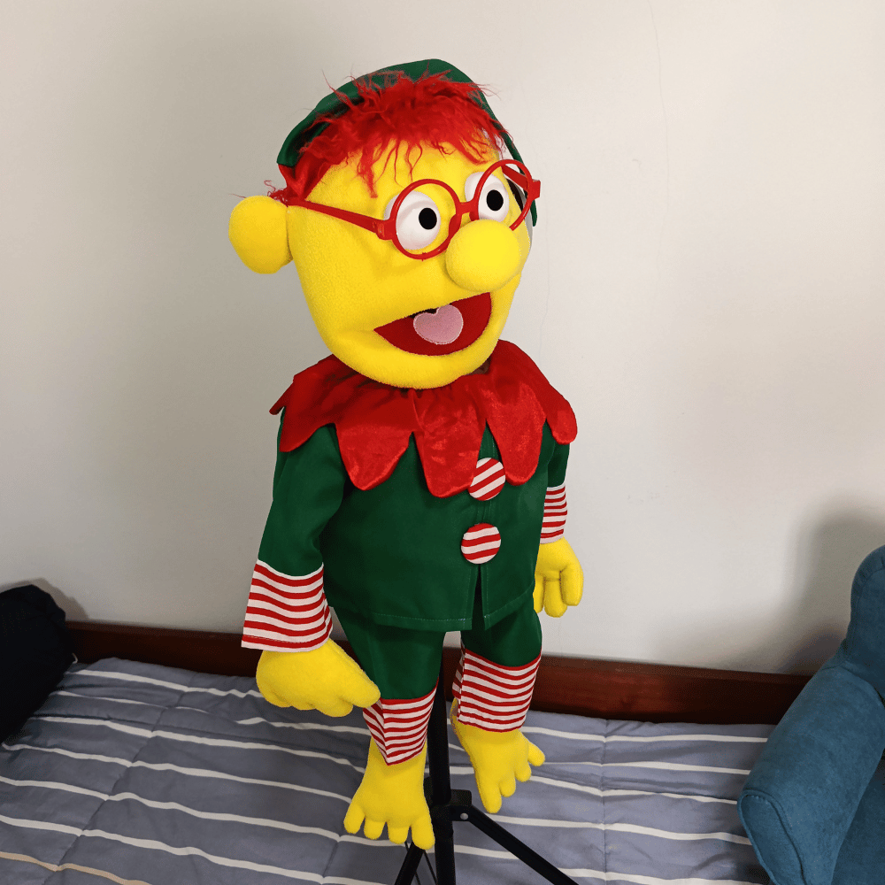 Orin the Elf | Full-Body Christmas Hand Puppet (1 of 1)