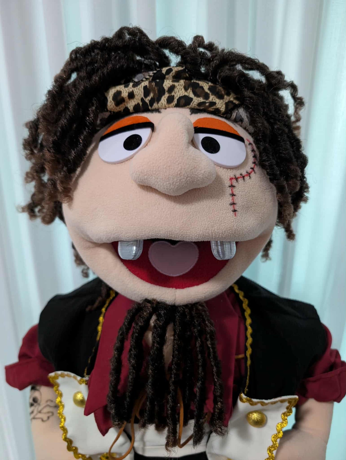 Planky McJiggles  - ZimZam Original 28” Full-Body Pirate Puppet with Premium Outfit