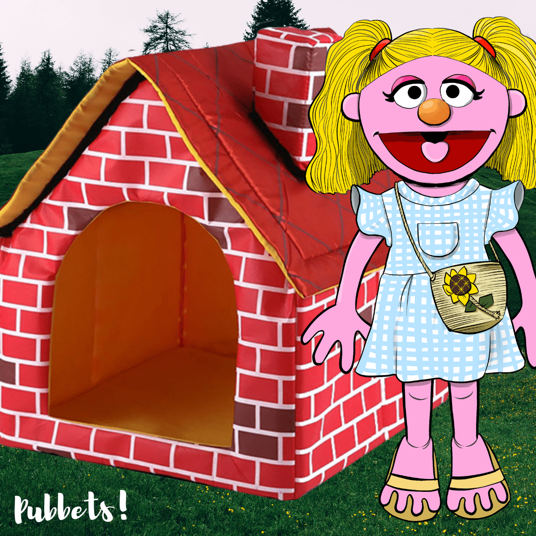 Big World Enterprises Storage Pubbet Imitation Brick House Storage Box