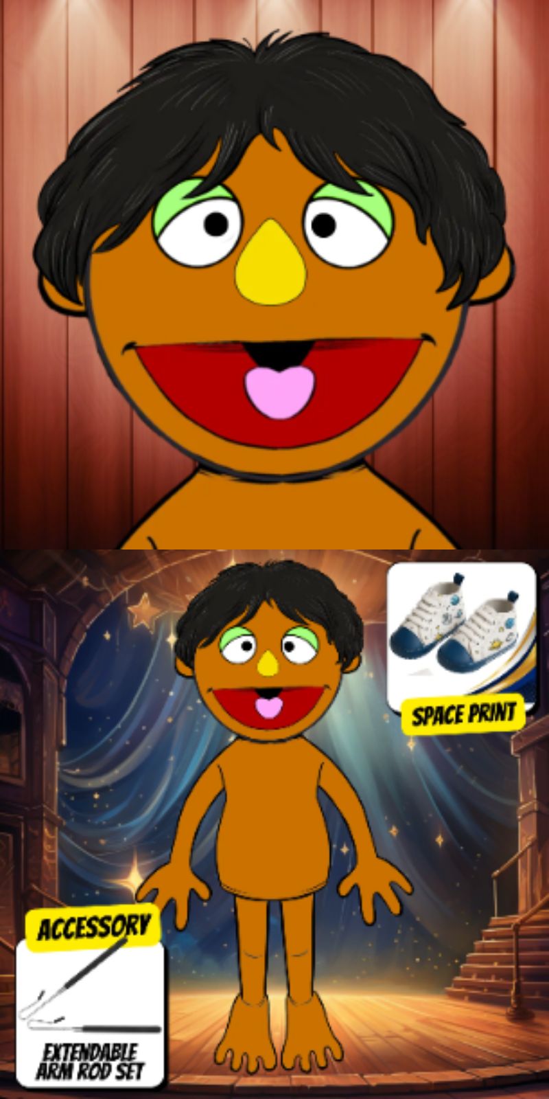 Pubbets Lab – 28” (70cm) Custom Full-Body Puppet | Design Your Own Puppet with price 216.90 ID 8QyewCTRYoF8iLKPw6mRYlzn