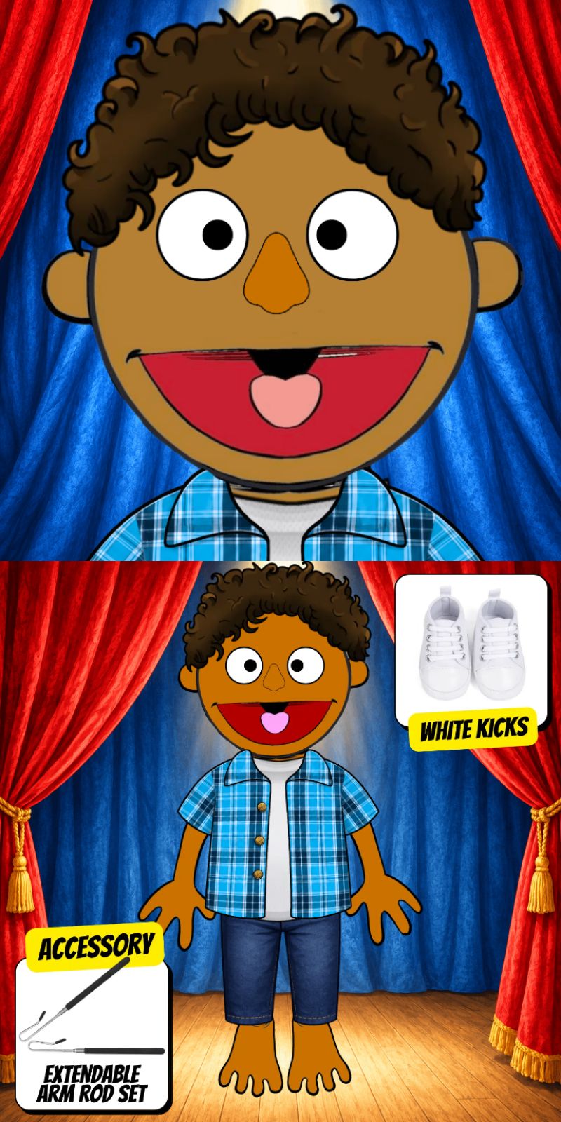 Pubbets Lab – 28” (70cm) Custom Full-Body Puppet | Design Your Own Puppet with price 221.90 ID Yab1AOPMSXNygszPcI4hL5Hb