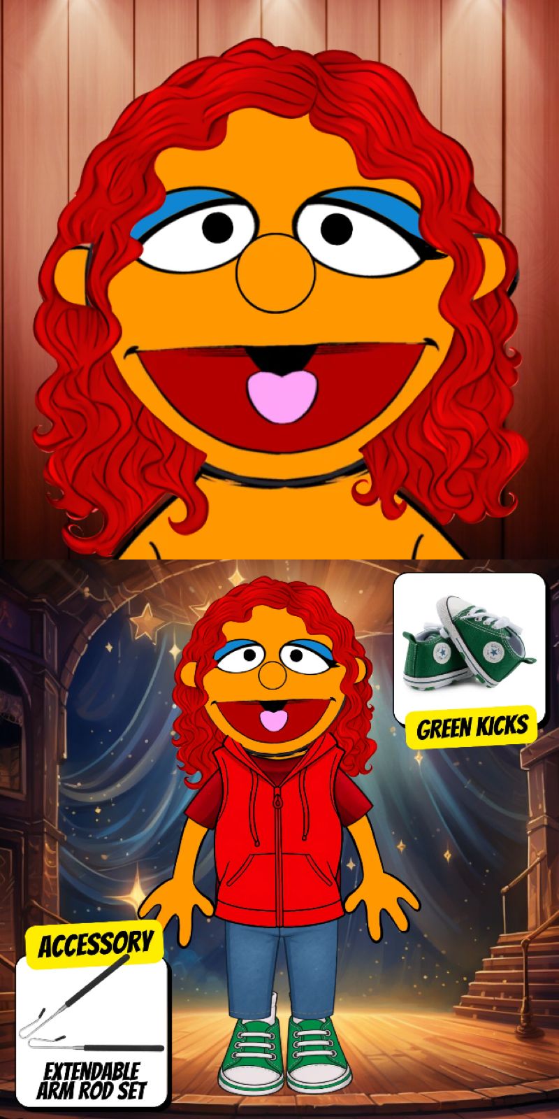 Pubbets Lab – 28” (70cm) Custom Full-Body Puppet | Design Your Own Puppet with price 216.90 ID KC25dUSjhc7T24Ron1uDta-I