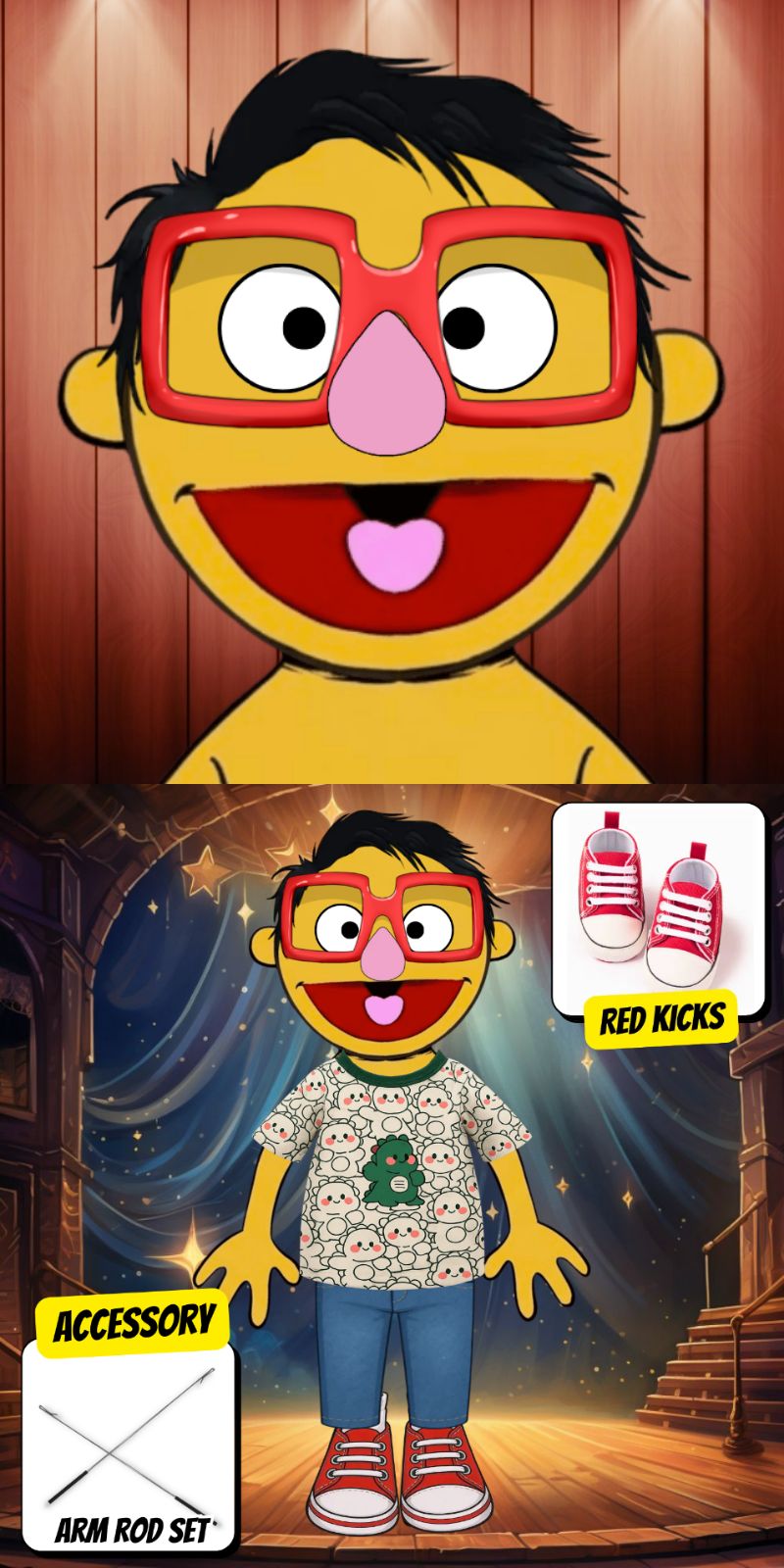 Pubbets Lab – 28” (70cm) Custom Full-Body Puppet | Design Your Own Puppet with price 222.40 ID dRI-E5b0BawK6Vo8dDCFVG_a