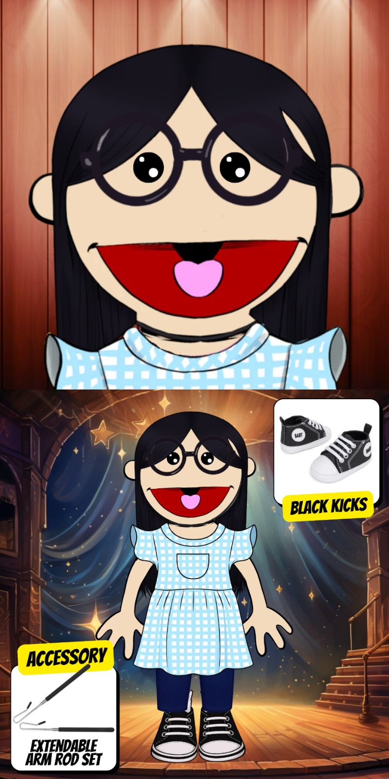 Pubbets Lab – 28” (70cm) Custom Full-Body Puppet | Design Your Own Puppet with price 224.40 ID WDWOwqmF7Oa23gQL7NtP7HFj