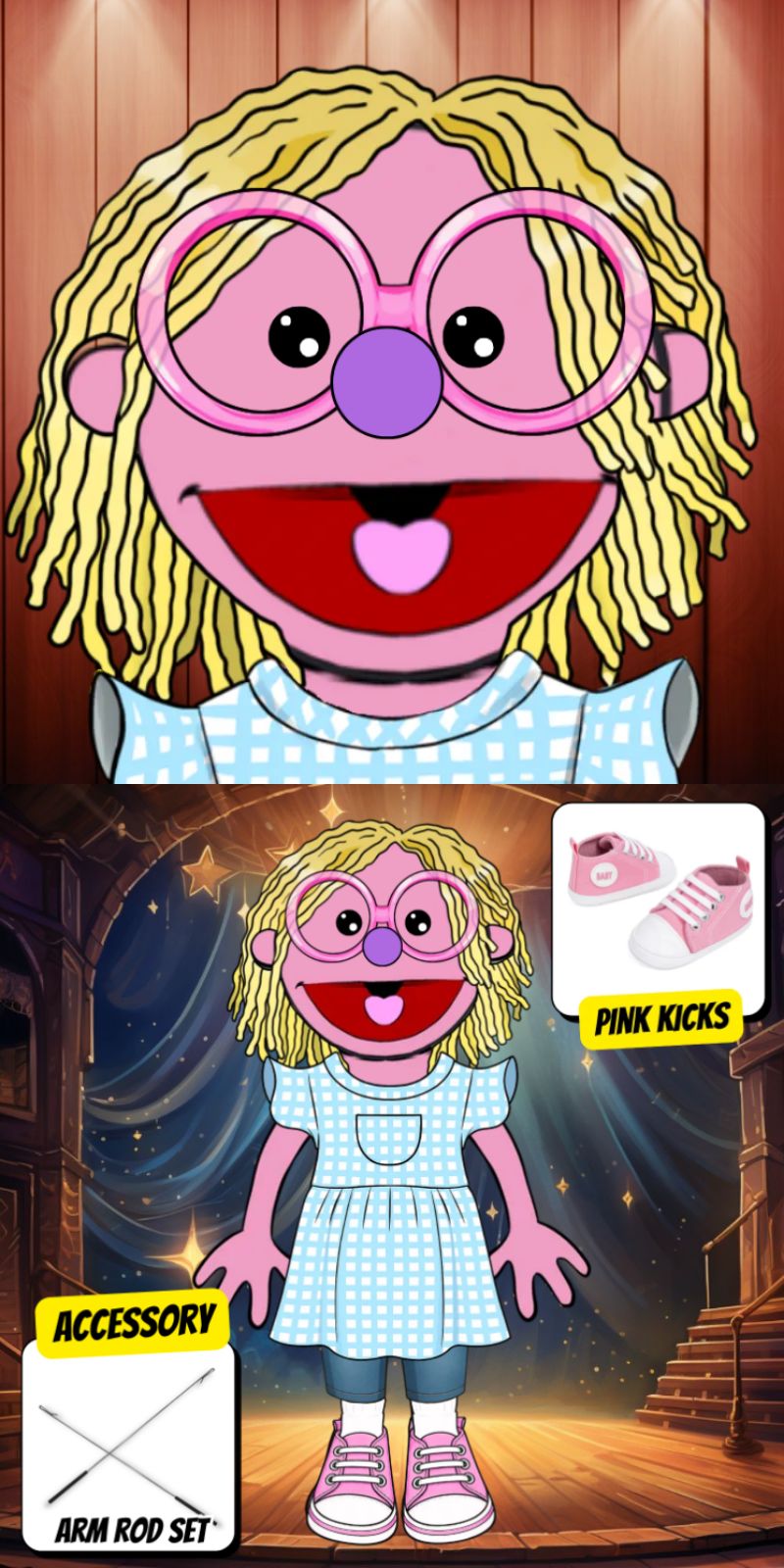 Pubbets Lab – 28” (70cm) Custom Full-Body Puppet | Design Your Own Puppet with price 247.35 ID efp8fTgEeQdx_EZBc3DH1VRS