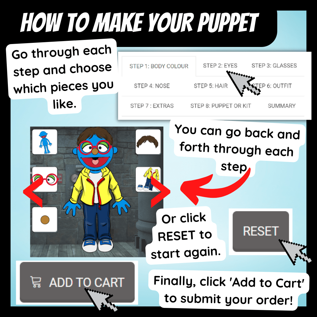 Pubbets! cpb_product Pubbets Lab - Create a Pubbet! Pubbets Lab™ Custom Puppet Package