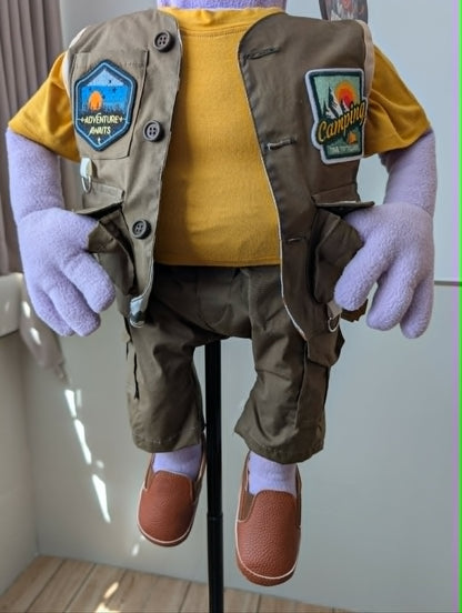 Rufus – Volunteer National Park Guide | 28" Hand Puppet | ZimZam Original