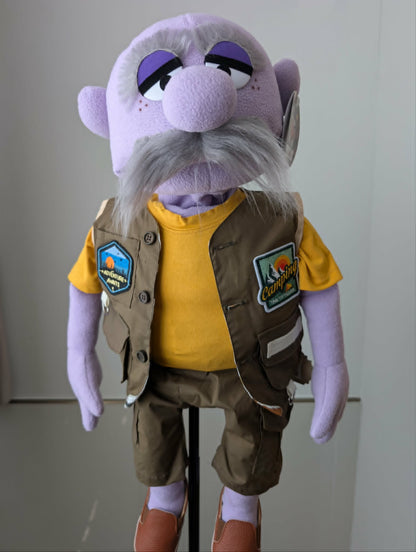 Rufus – Volunteer National Park Guide | 28" Hand Puppet | ZimZam Original