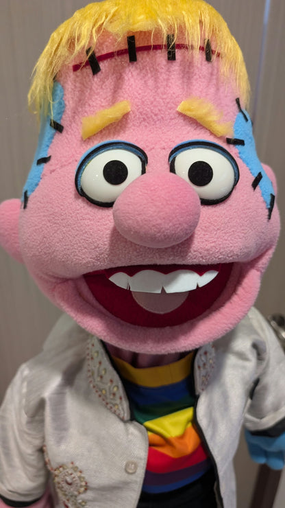 Frankie - Disco Monster Hand Puppet | Brian Z Original 1 of 1