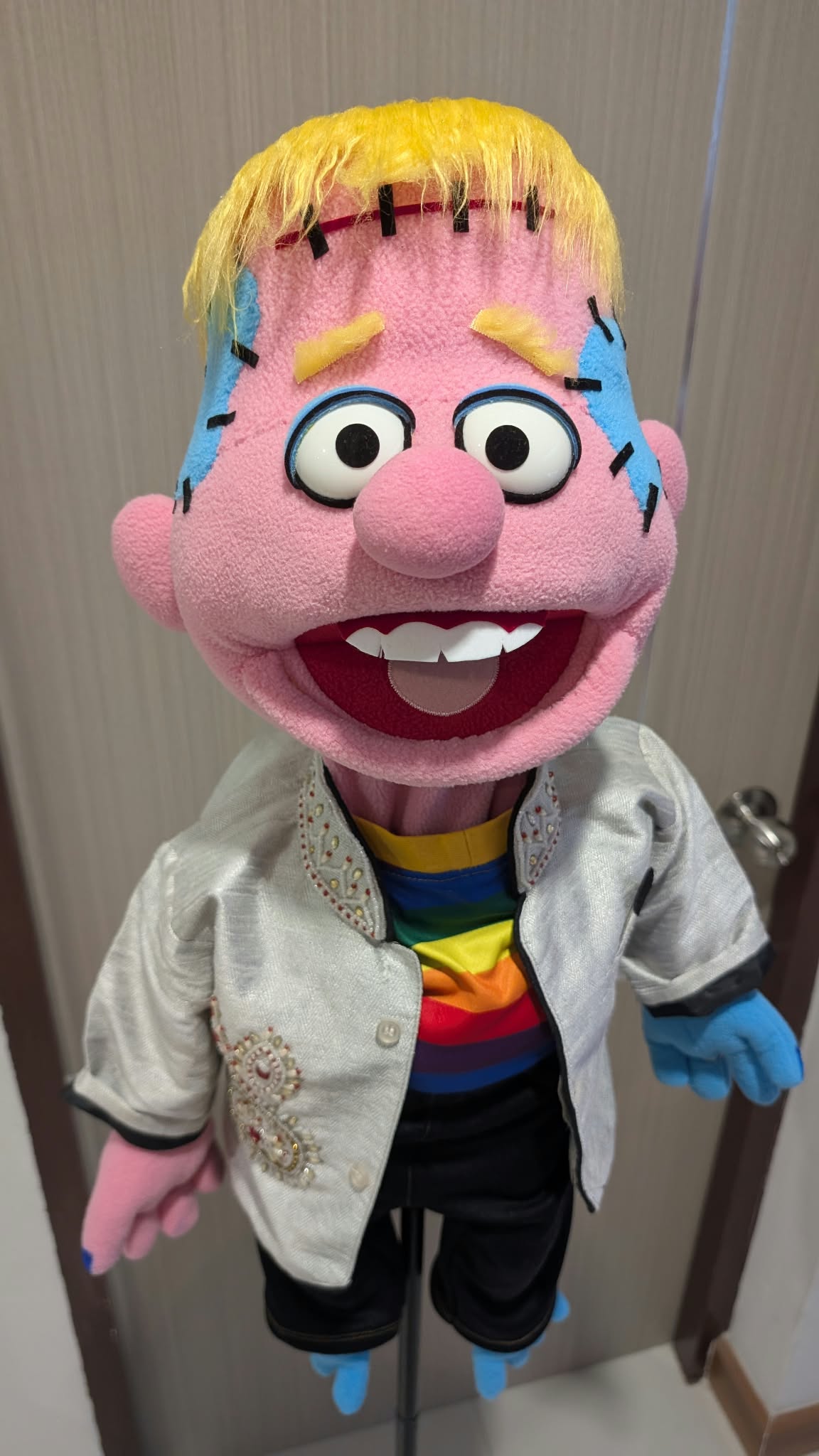 Frankie - Disco Monster Hand Puppet | Brian Z Original 1 of 1