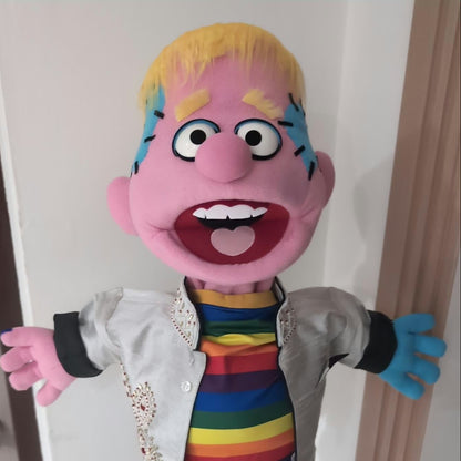 Frankie - Disco Monster Hand Puppet | Brian Z Original 1 of 1