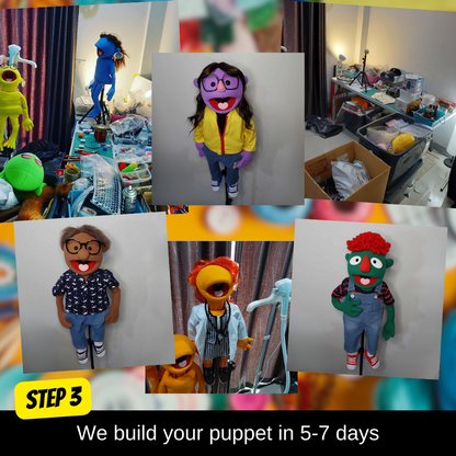 Pubbets Lab – 28” (70cm) Custom Full-Body Puppet | Design Your Own Puppet