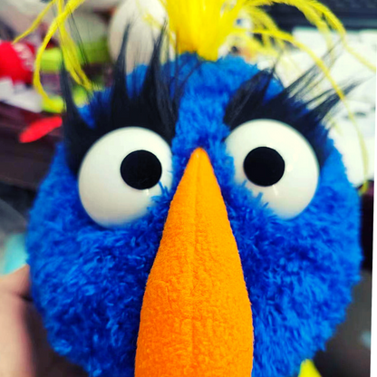 Grumplesnoot – Premium Full-Body Blue Furry Monster Puppet (24”/60cm)