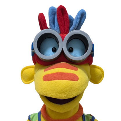 Zoomer – Premium Full-Body Yellow Alien Puppet (24”/60cm)