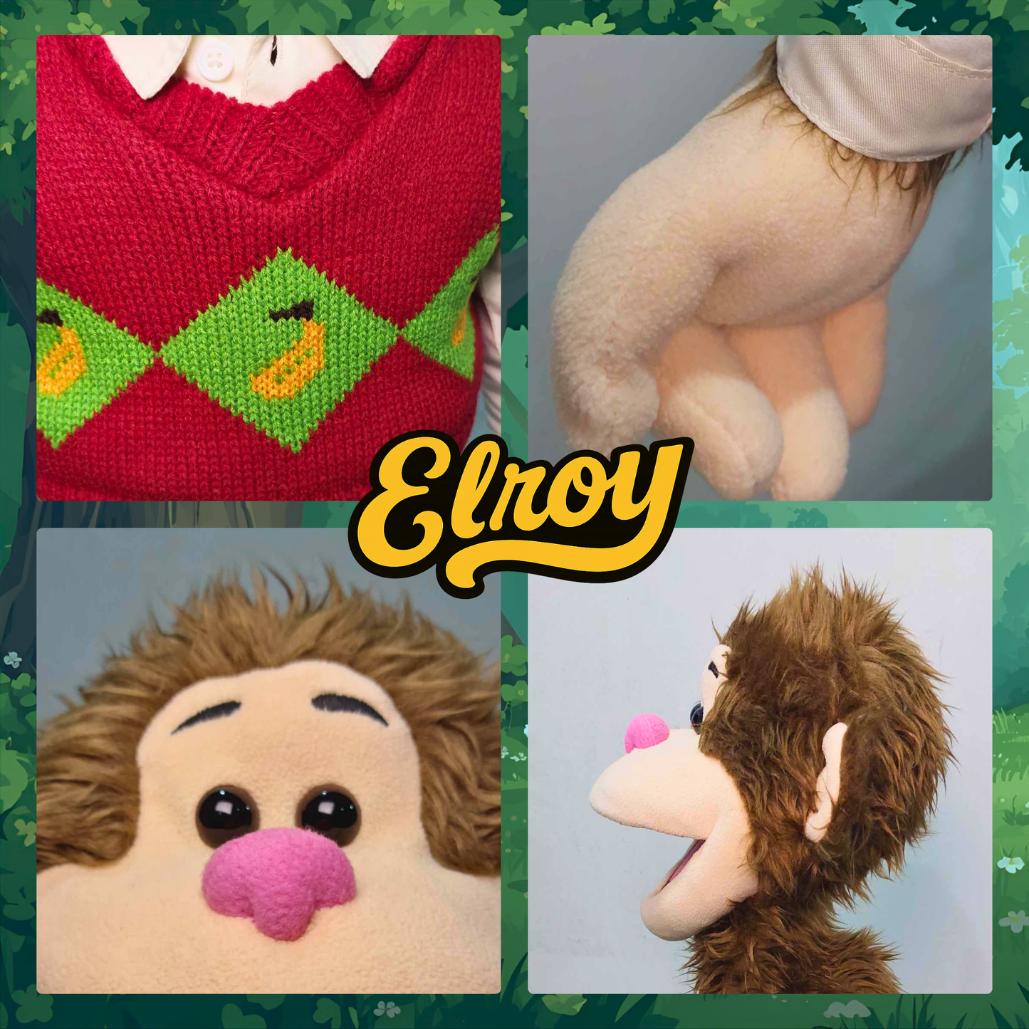 Elroy Deluxe Bundle SAVE 20% | Puppet, 4 Piece Outfit Set & Arm Rods | Pubbets