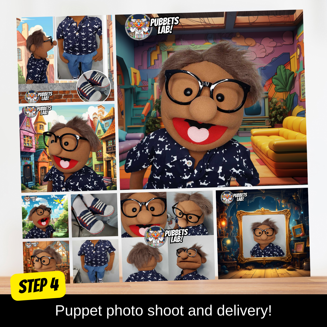 Pubbets Lab – 28” (70cm) Custom Full-Body Puppet | Design Your Own Puppet