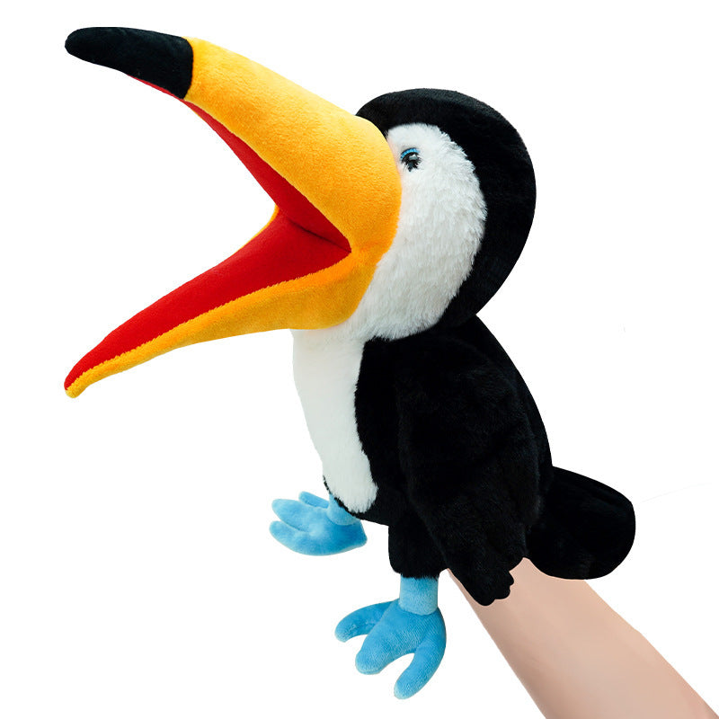 Colorful Birds Hand Puppet Collection – Flamingo, Toucan, Peacock & More