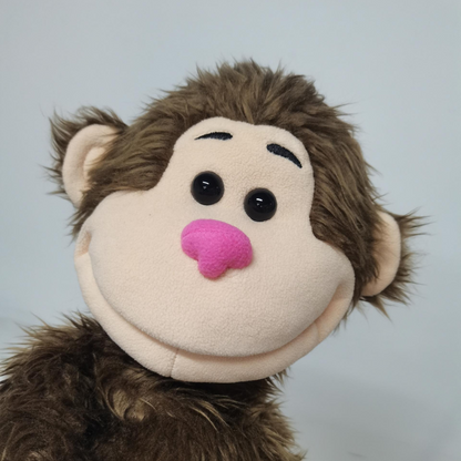 PRE-ORDER Elroy - Full-Body Brown Monkey Puppet (24"/60cm) Shipping October