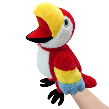 Colorful Birds Hand Puppet Collection – Flamingo, Toucan, Peacock & More