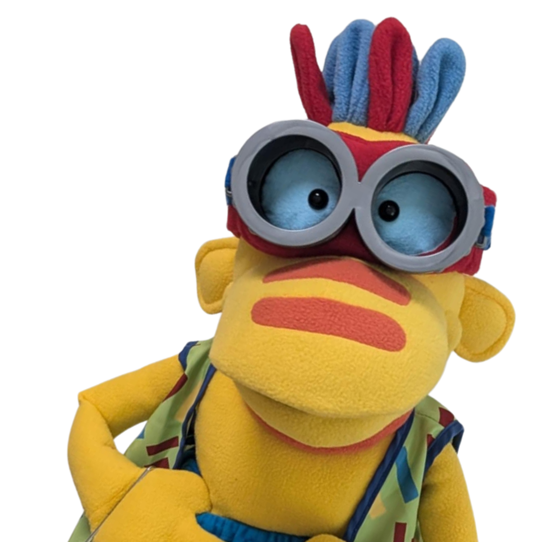 Zoomer – Premium Full-Body Yellow Alien Puppet (24”/60cm)