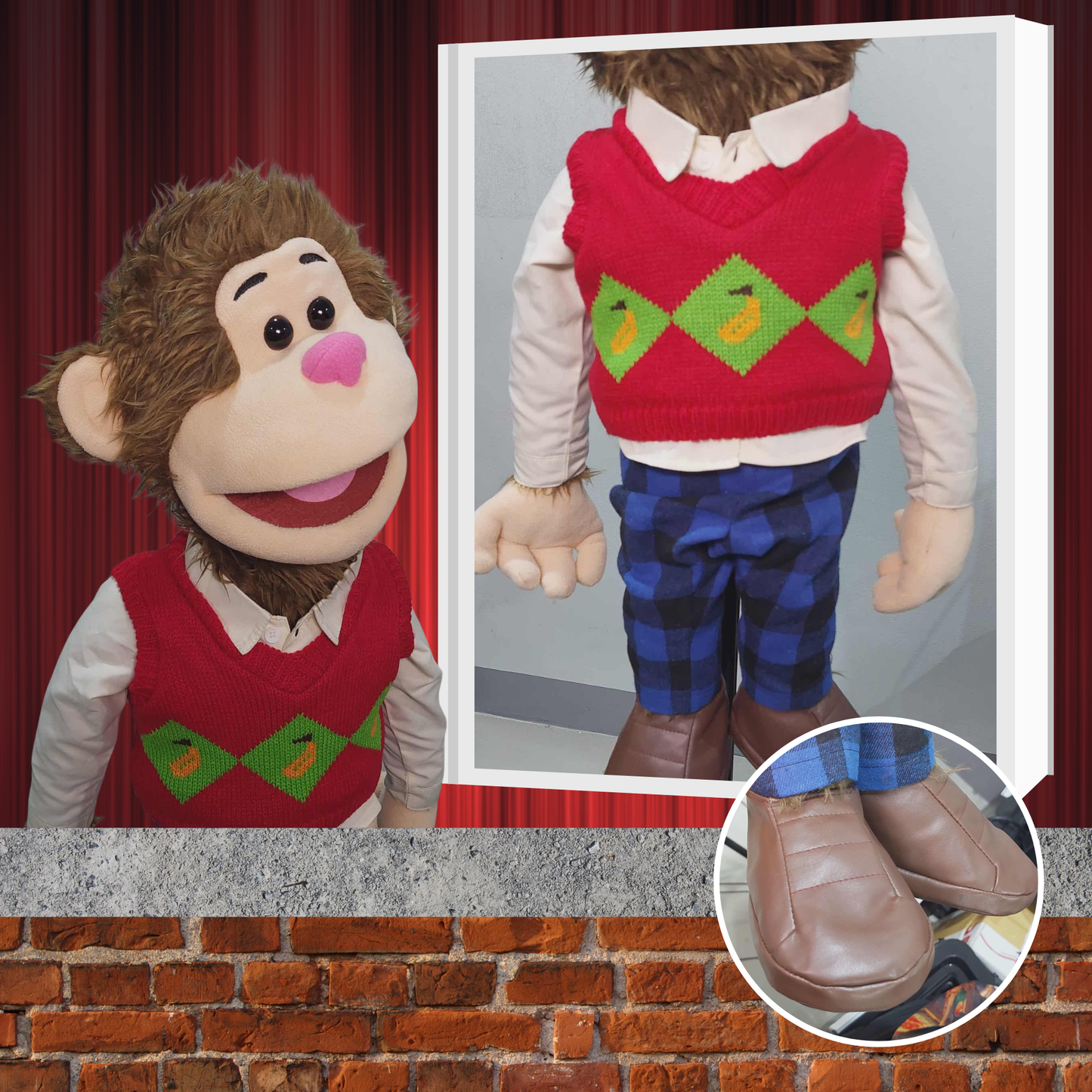 Elroy Deluxe Bundle SAVE 20% | Puppet, 4 Piece Outfit Set & Arm Rods | Pubbets