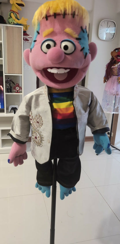 Frankie - Disco Monster Hand Puppet | Brian Z Original 1 of 1