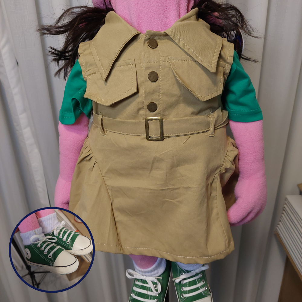 Amber Newsly – Reporter Hand Puppet | 28" Pubbets Original | 1 of 1