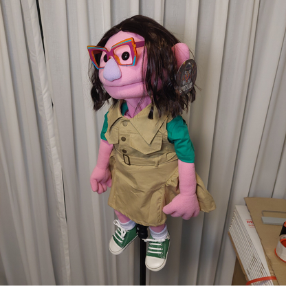 Amber Newsly – Reporter Hand Puppet | 28" Pubbets Original | 1 of 1