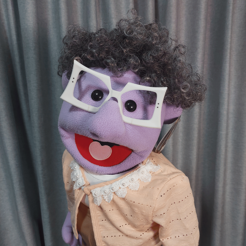 Aunty Gladys - One-of-a-Kind Professional Performance Hand Puppet