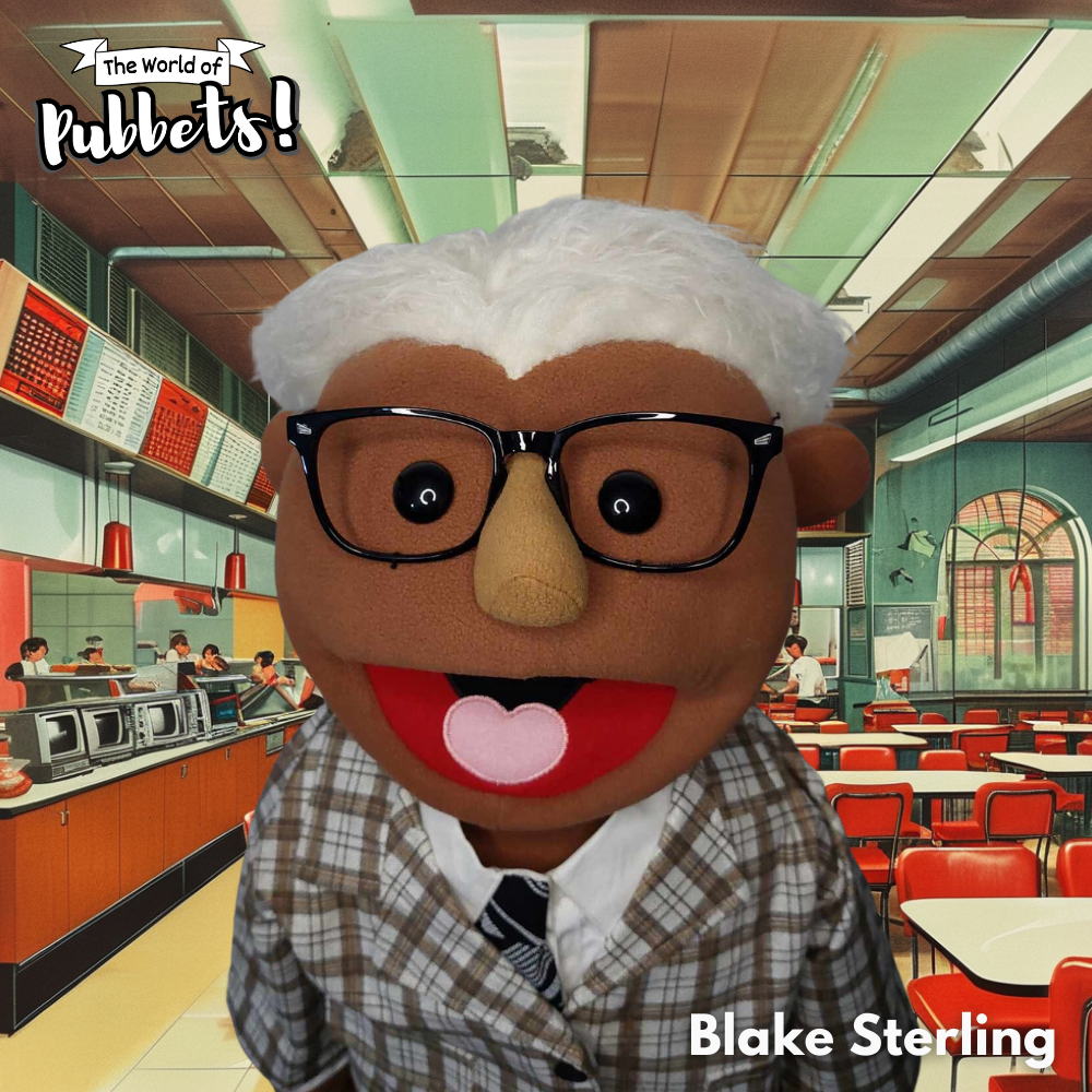 Blake Sterling - Premium Full-Body Newsreader Puppet