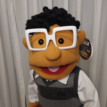 Dexter – Nerdy Kid Hand Puppet | 28" Pubbets Lab Original | 1 of 1