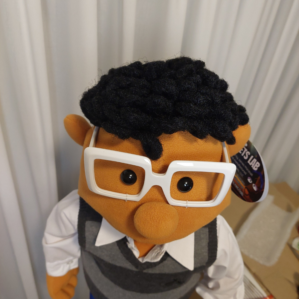 Dexter – Nerdy Kid Hand Puppet | 28" Pubbets Lab Original | 1 of 1