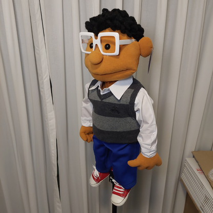 Dexter – Nerdy Kid Hand Puppet | 28" Pubbets Lab Original | 1 of 1
