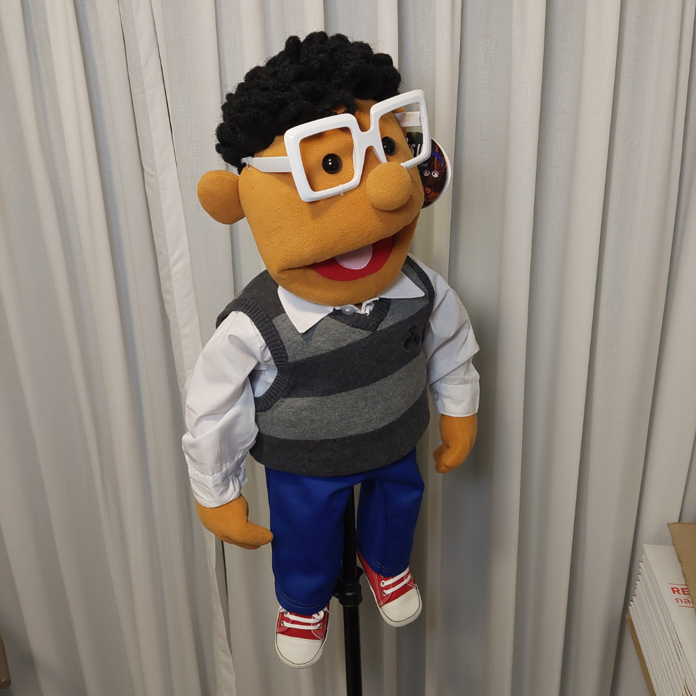 Dexter – Nerdy Kid Hand Puppet | 28" Pubbets Lab Original | 1 of 1
