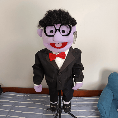 Dominic | Full-Body Custom Hand Puppet in Tuxedo (1 of 1)