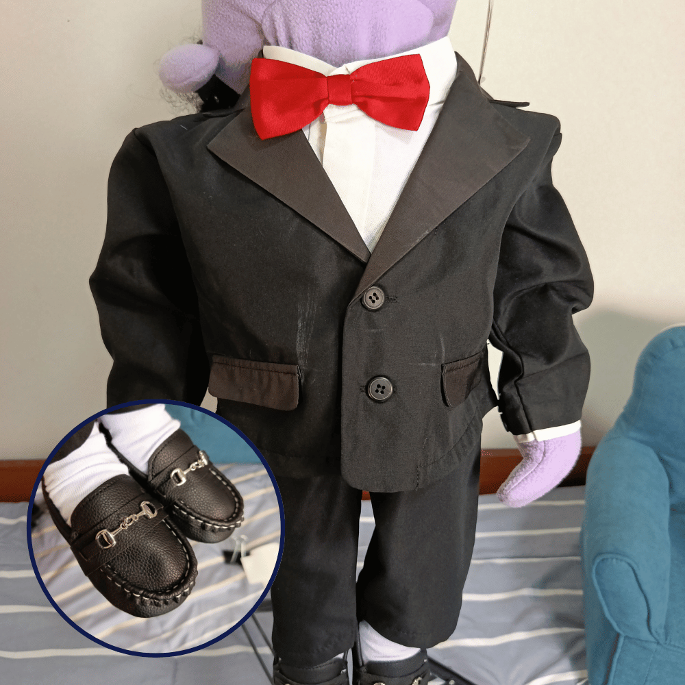 Dominic | Full-Body Custom Hand Puppet in Tuxedo (1 of 1)