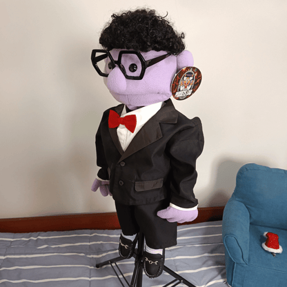 Dominic | Full-Body Custom Hand Puppet in Tuxedo (1 of 1)