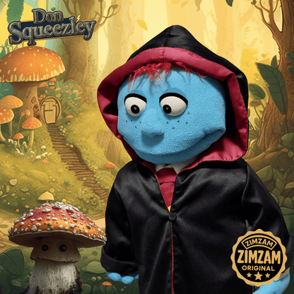 Don Squeezely - ZimZam Original 28” Full-Body Wizard Boy Puppet with Deluxe Outfit Set
