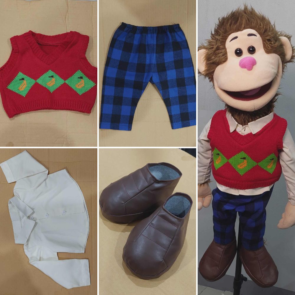 Elroy Deluxe Bundle SAVE 20% | Puppet, 4 Piece Outfit Set & Arm Rods | Pubbets