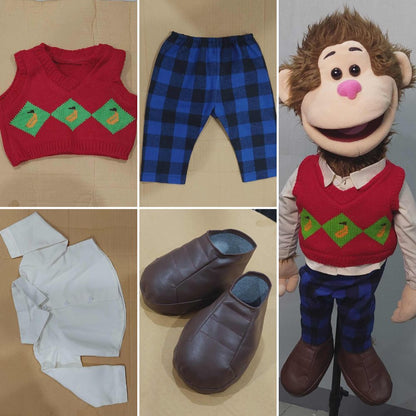 Elroy Deluxe Bundle SAVE 20% | Puppet, 4 Piece Outfit Set & Arm Rods | Pubbets