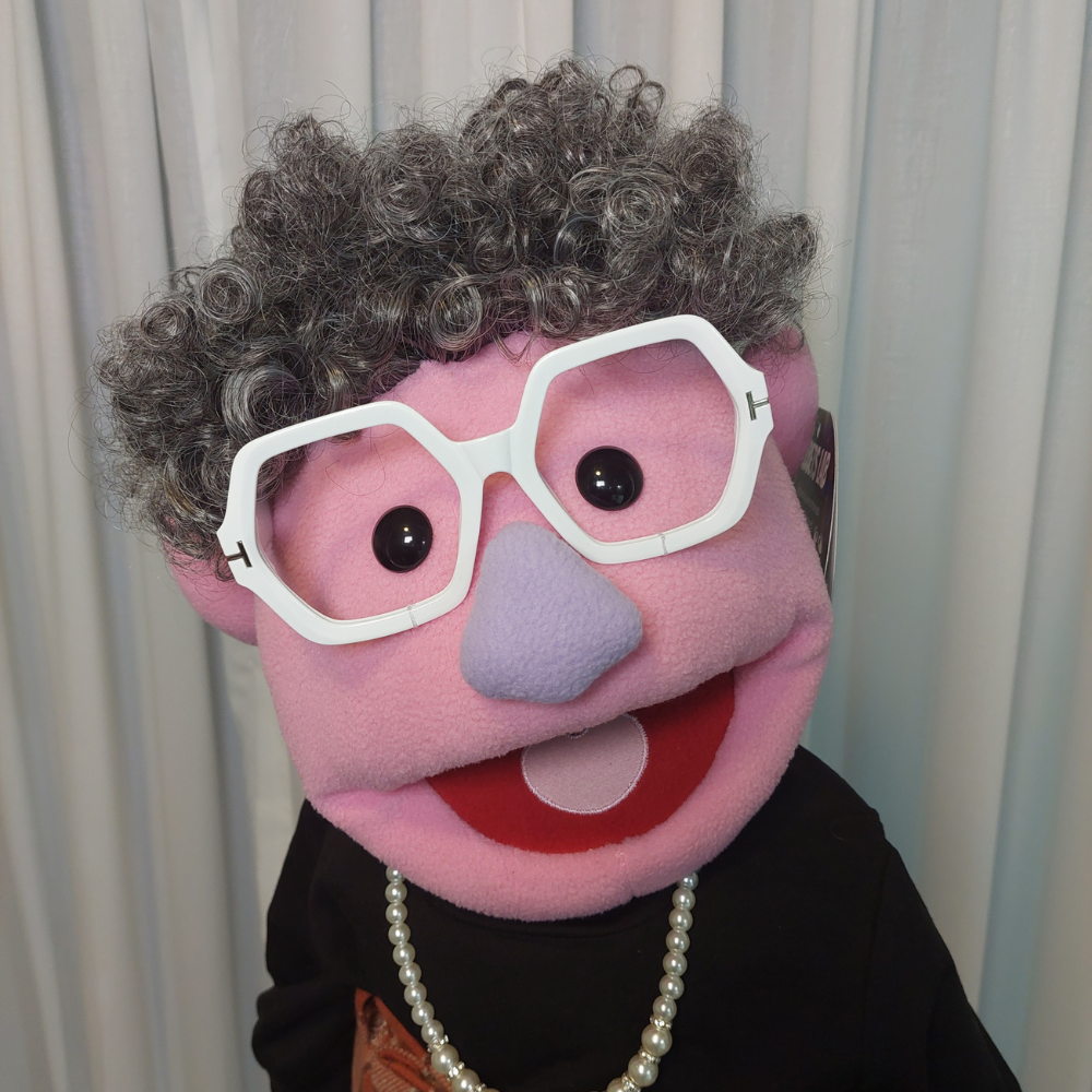 Ethel – Sassy Grandma Hand Puppet | Pubbets Lab Original | 1 of 1
