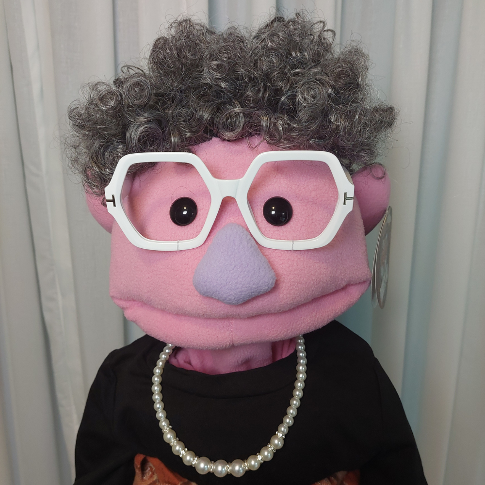 Ethel – Sassy Grandma Hand Puppet | Pubbets Lab Original | 1 of 1