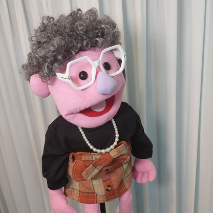 Ethel – Sassy Grandma Hand Puppet | Pubbets Lab Original | 1 of 1