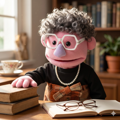 Ethel – Sassy Grandma Hand Puppet | Pubbets Lab Original | 1 of 1