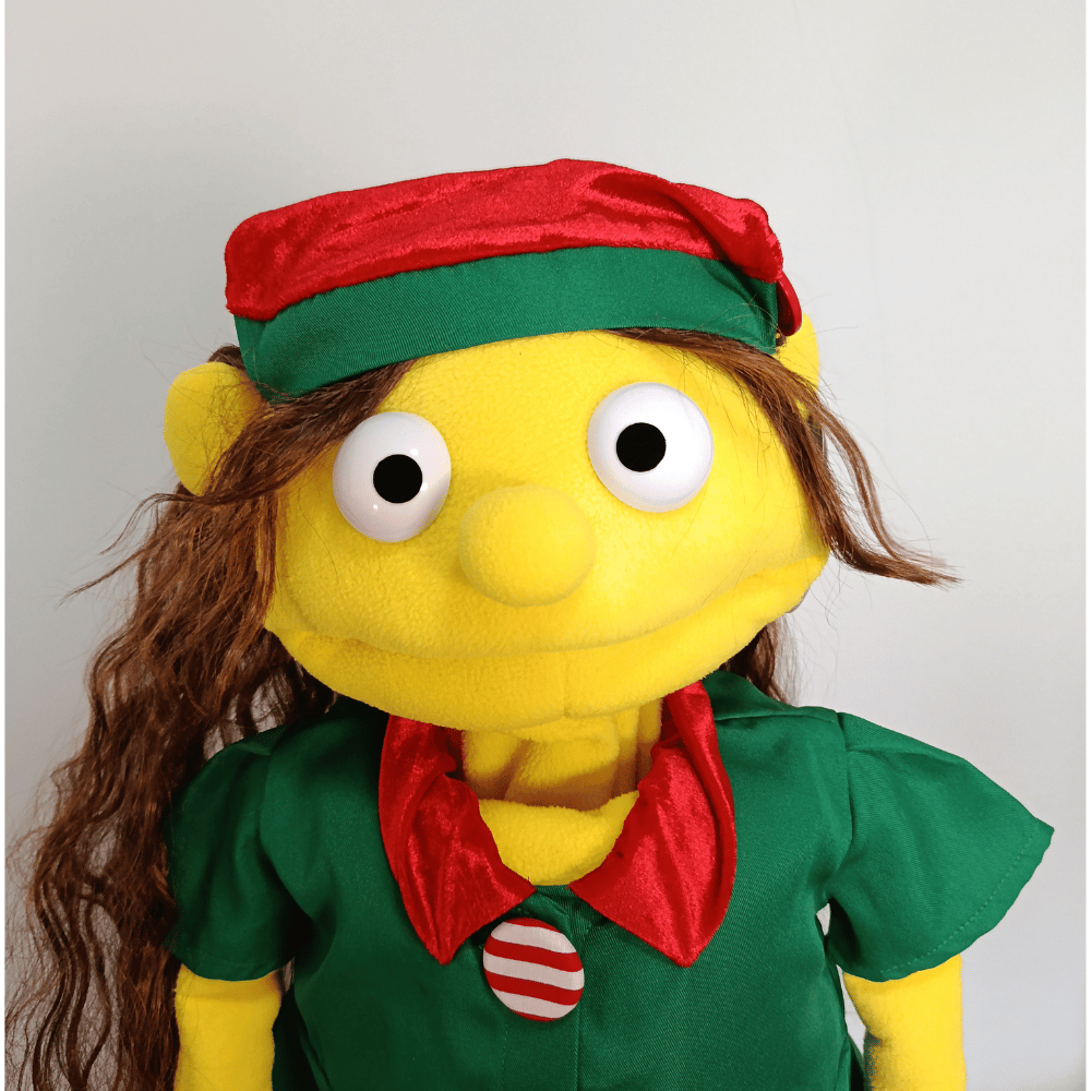 Fern the Elf | Full-Body Christmas Hand Puppet (1 of 1)